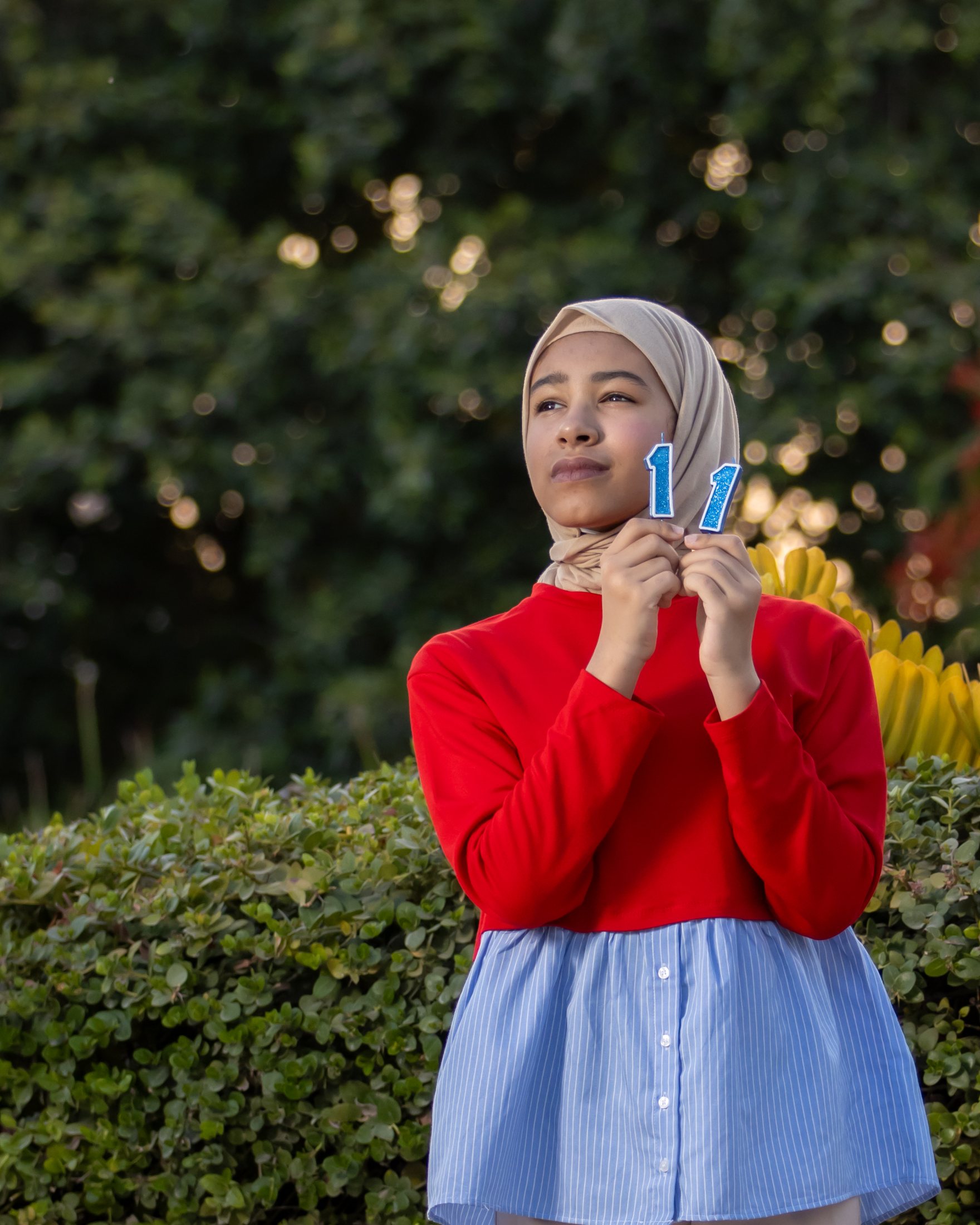 Garden Celebration Portrait by Ali Al Zain